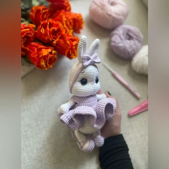 ‼️Handmade/Crochet Bunny‼️
